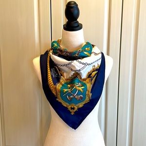 Vintage Authentic HERMES Silk Scarf